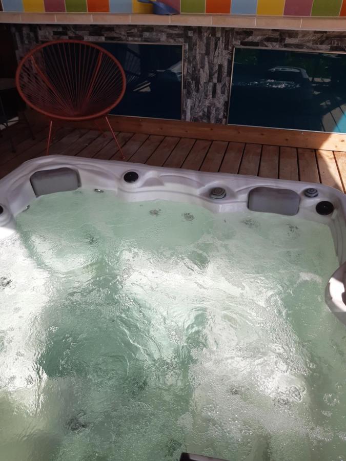 Chambre Double Avec Piscine Et Jacuzzi Bernadets-Debat Exterior photo